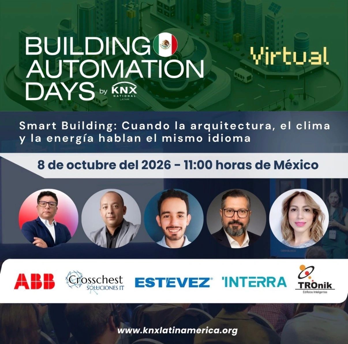 Automatizacion, climatizacion, iluminacion, seguridad, cctv, redes de voz y datos, webinar, smart buildings